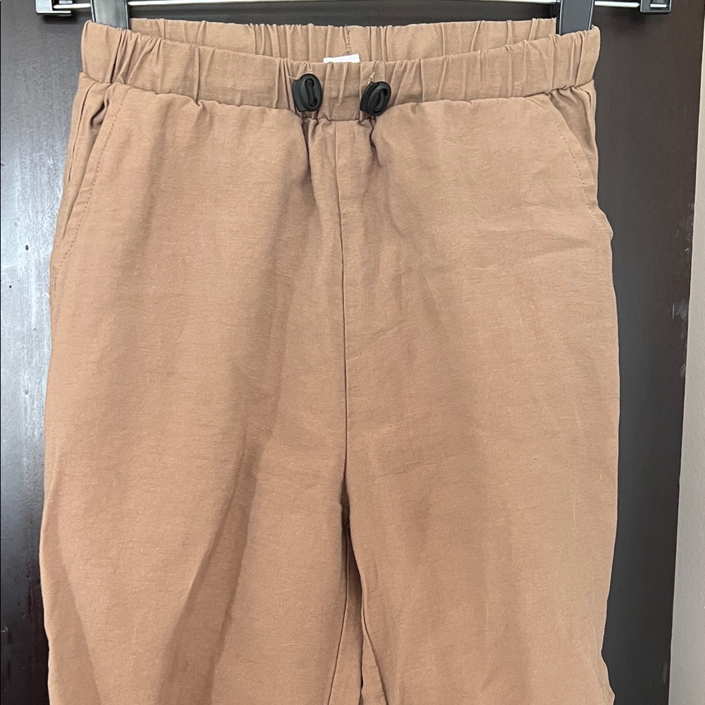 SHEIN Kids Casual Brown Trousers